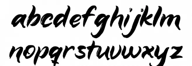 Aligatai फ़ॉन्ट लोअरकेस