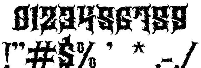 Aligator Font OTHER CHARS