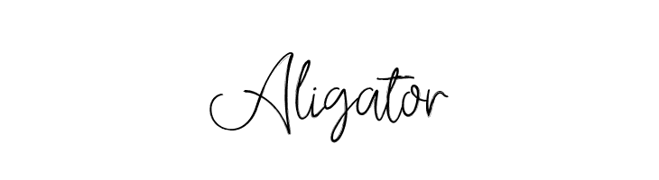 Aligator  les polices de caractères gratuit tlcharger