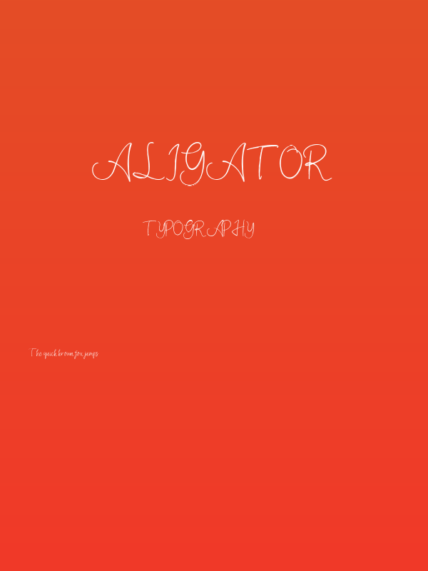 Aligator Poster