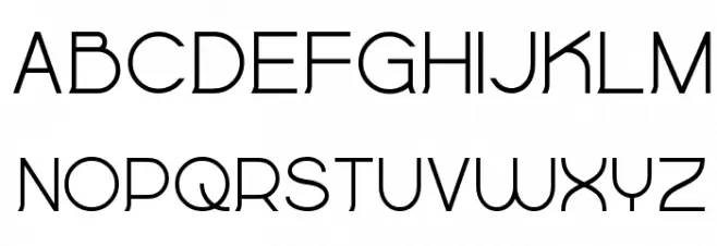Alighty Nesia Bold Caratteri MAIUSCOLE
