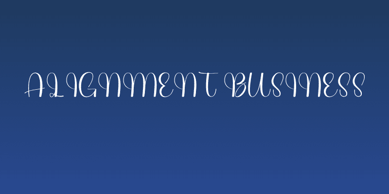 Alignment Business Social Header