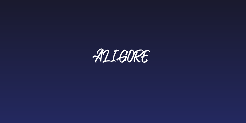 Aligore Social Header