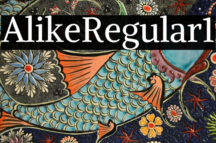 Alike Regular1 Example 1