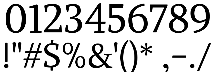 Alike Font OTHER CHARS