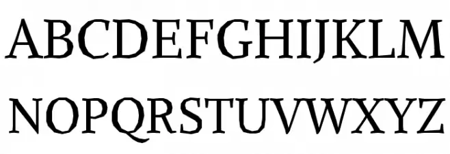 AlikeAngular-Regular フォント 大文字