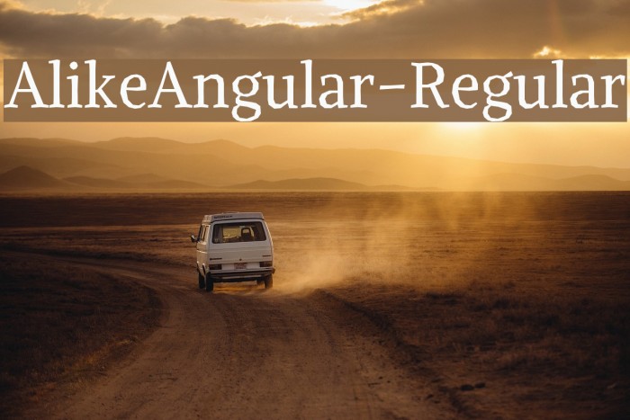 AlikeAngular-Regular Schriftart examples