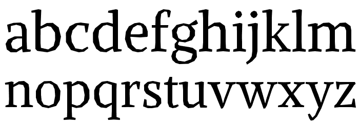 AlikeAngular-Regular Schriftart Kleinbuchstaben