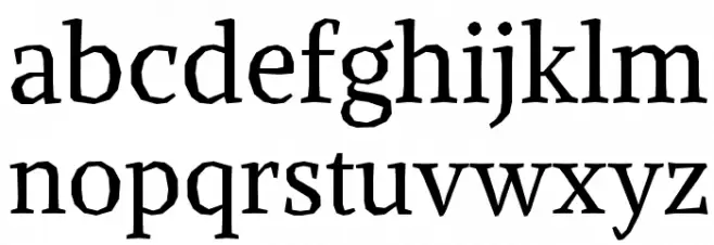 AlikeAngular-Regular Schriftart Kleinbuchstaben