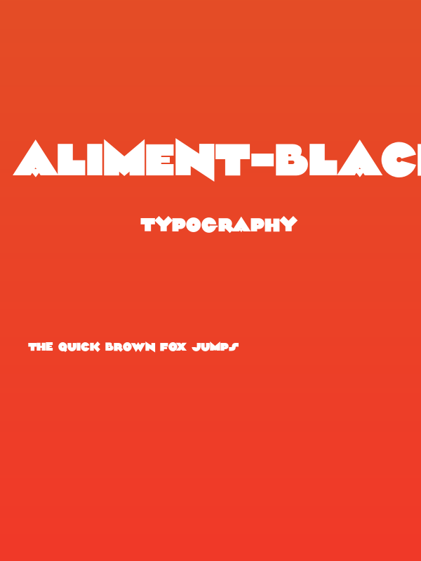 Aliment-Black Poster