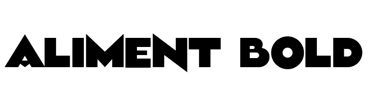 Aliment Bold  Fuentes Gratis Descargar