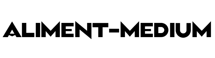 Aliment-Medium  Fuentes Gratis Descargar