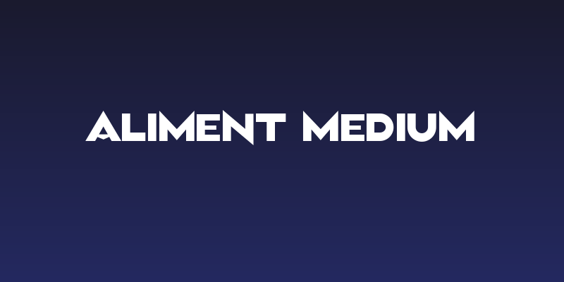 Aliment Medium Social Header