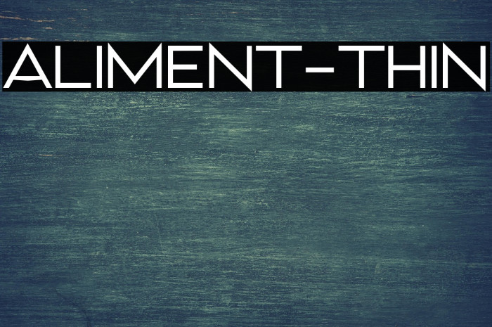 Aliment-Thin Example 3