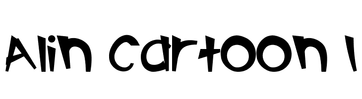 Alin Cartoon I  Скачать бесплатные шрифты