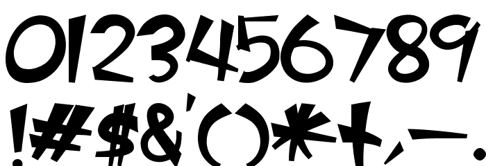 Alin Cartoon I フォント その他の文字