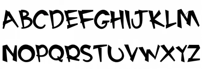 Alin Cartoon I Schriftart Groß