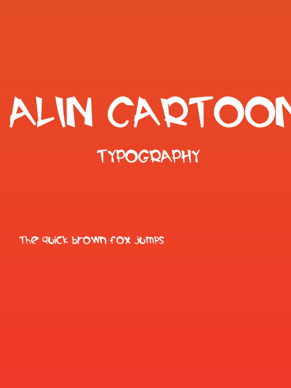 Alin Cartoon I Poster