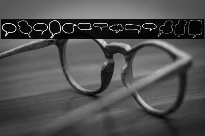 Alin Speech Bubbles 2 Font examples