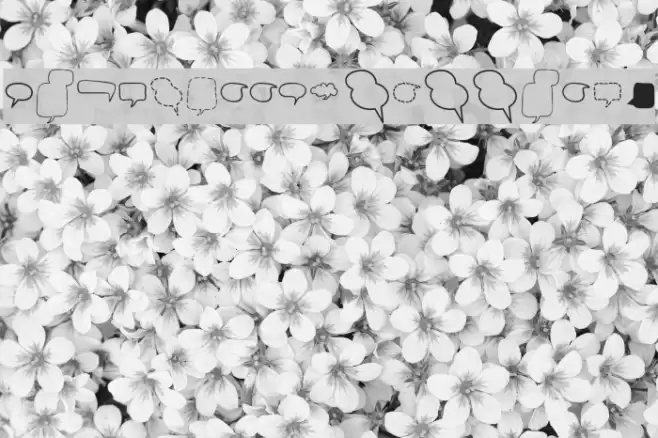 Alin Speech Bubbles 2 Font examples