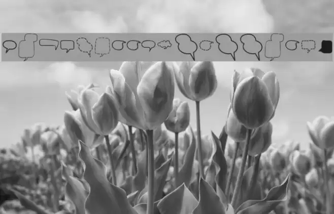 Alin Speech Bubbles 2 Font examples