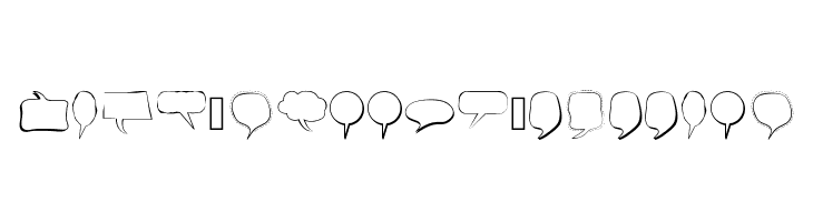 Alin Speech Bubbles  les polices de caractères gratuit tlcharger