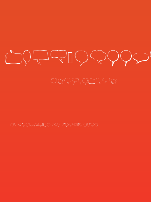 Alin Speech Bubbles Poster