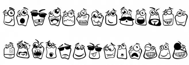 Alin Square Emoji Font OTHER CHARS