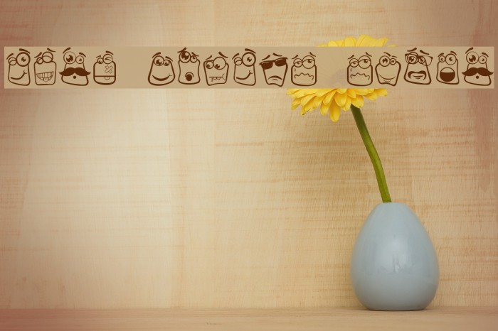 Alin Square Emoji Font examples