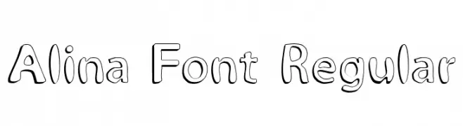 Alina Font Regular  नि: शुल्क फ़ॉन्ट्स डाउनलोड