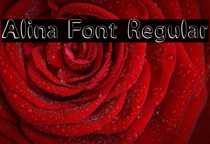 Alina Font Regular Example 1