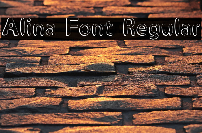 Alina Font Regular Example 2