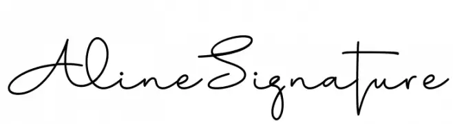 Aline Signature  नि: शुल्क फ़ॉन्ट्स डाउनलोड