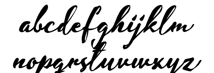 Aline Font LOWERCASE