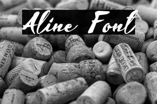 Aline Font examples
