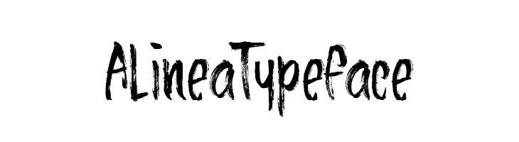AlineaTypeface Schriftart