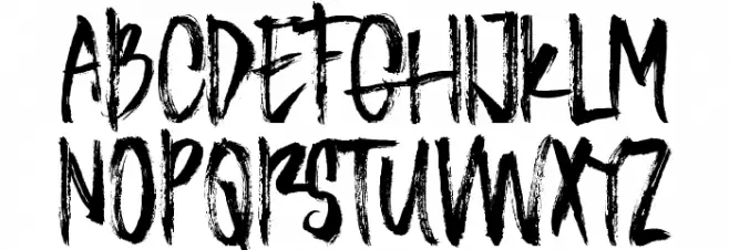 AlineaTypeface Font Litere mari