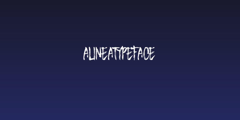 AlineaTypeface Social Header