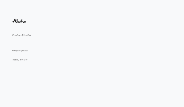 Alinka Business Card