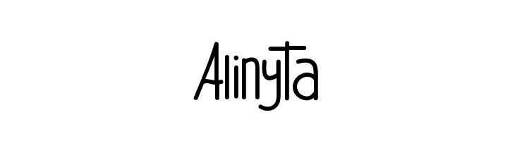 Alinyta  नि: शुल्क फ़ॉन्ट्स डाउनलोड