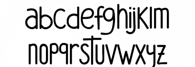 Alinyta फ़ॉन्ट लोअरकेस