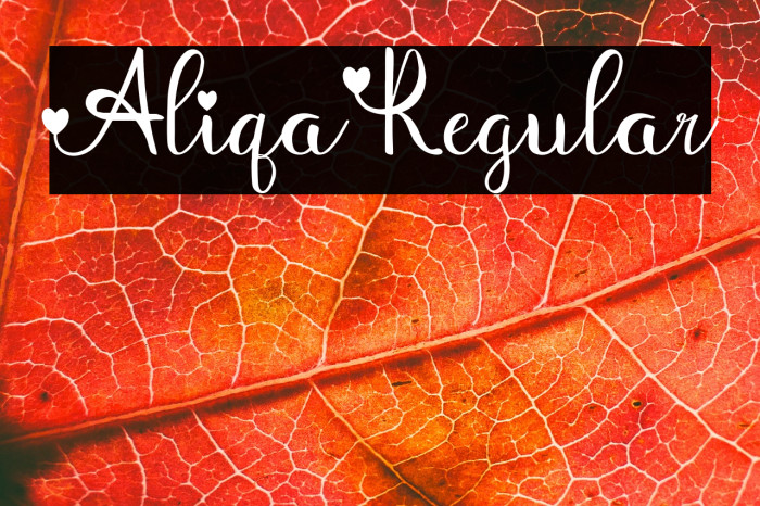 Aliqa Regular Example 1