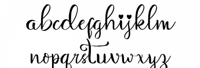Aliqa Regular Schriftart Kleinbuchstaben