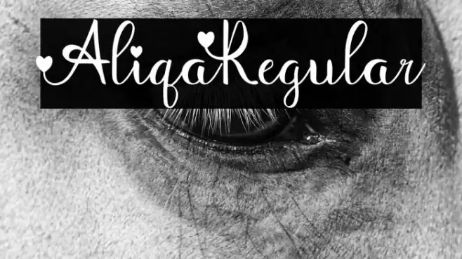 Aliqa-Regular Font examples
