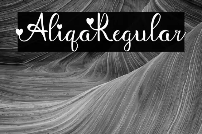 Aliqa-Regular Font examples