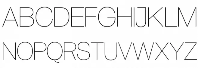 Aliquam UltraLight Schriftart Groß
