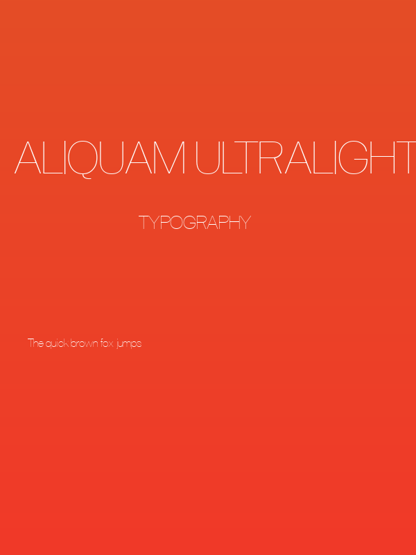 Aliquam UltraLight Poster