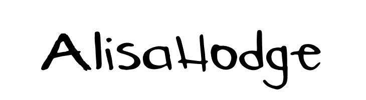 Alisa Hodge  Frei Schriftart Herunterladen