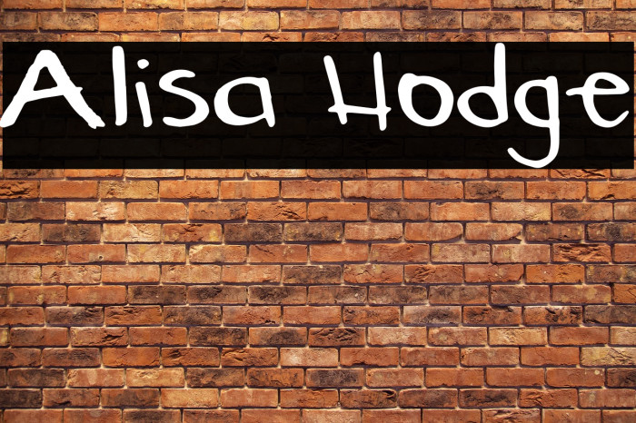 Alisa Hodge Example 2