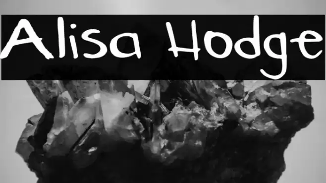 Alisa Hodge Schriftart examples